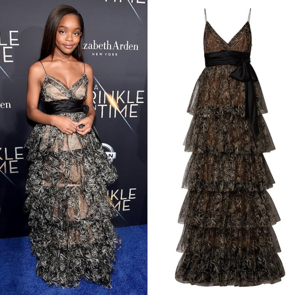 Cinq A Sept Kaine Tiered Formal Gown